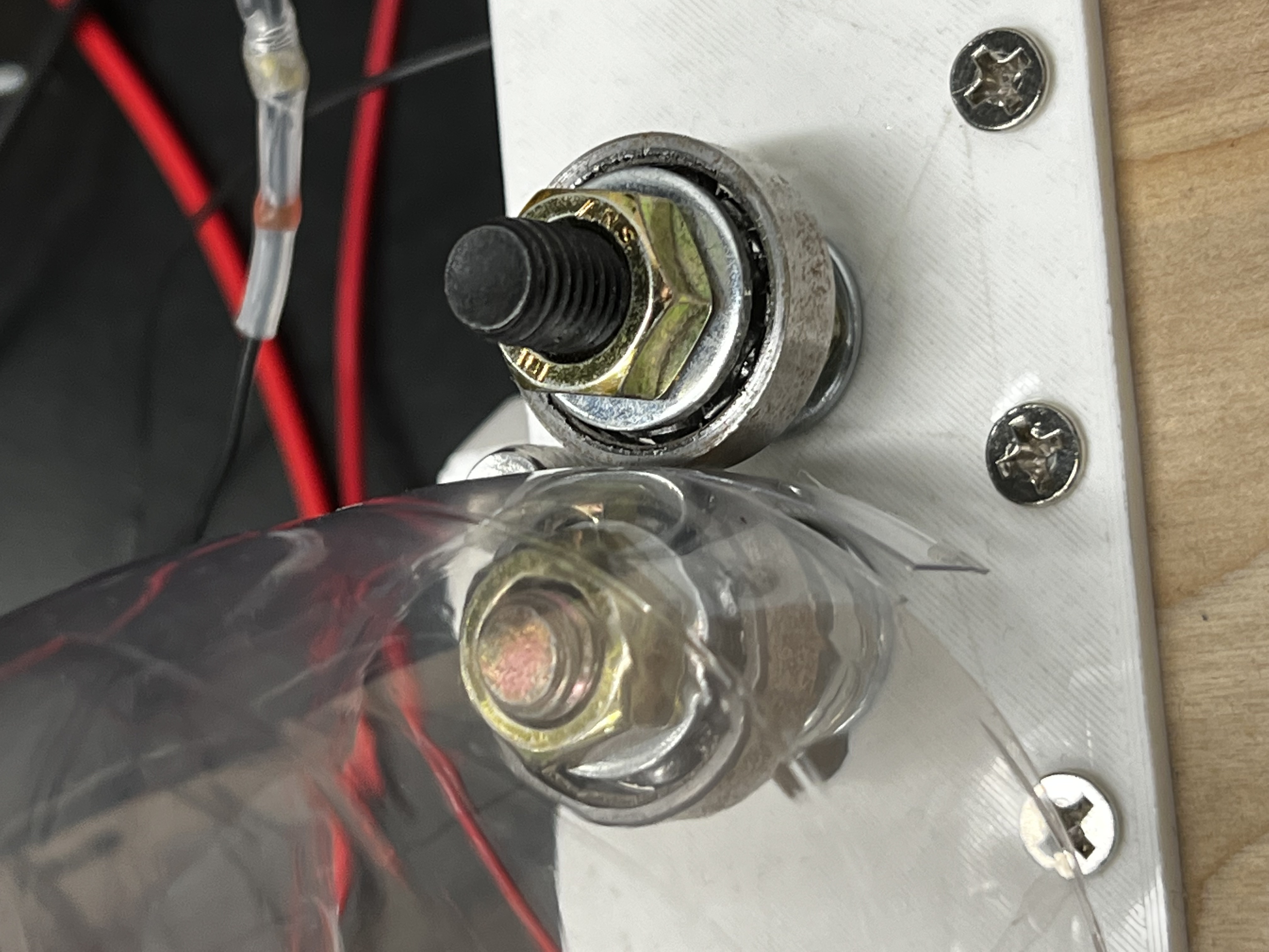 Bottle cutter in use